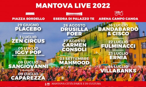 Iggy Pop, Placebo, The Zen Circus, Sangiovanni e Caparezza: Mantova Live Estate (29 giugno - 9 luglio)